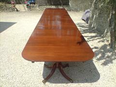 six pedestal mahogany antique dining table5.jpg